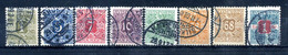 1907 DANIMARCA GIORNALI N.1/8 USATI - Dienstzegels