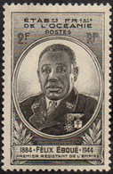 Détail De La Série - Gouverneur - Général Félix Eboué ** Océanie N° 180 - 1945 Gouverneur-Général Félix Éboué