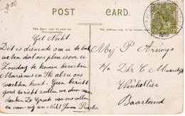 19 VI 1919  Kortebalk S HEER HENDRIKS KINDEREN (Zl.) Op Ansicht Naar Baarland - Poststempels/ Marcofilie