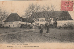 Montcaret (dordogne) : Château De Montvert - Monsieur Le Curé - Attelage -  1907 - Other Municipalities