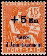 PORT-SAID - Type Mouchon - Unused Stamps