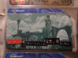 TELECARTE ITALIE, EVENTAIL MADRID, USAGEE, PHONECARD - Altri & Non Classificati