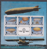 SPACE - Zeppelin - NORTH KOREA - Sheet MNH - Collections