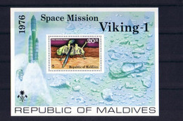 SPACE - Viking - MALDIVES - S/S MNH - Collezioni