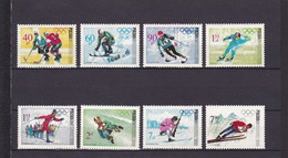 POLOGNE/10° JEUX OLYMPIQUES D'HIVER à GRENOBLE/NEUF **/UNE SéRIE DE 8 VALEURS/N° 1670/1677 YVERT ET TELLIER 1968 - Winter 1968: Grenoble