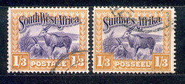 SWA - Südwestafrika - South West Africa 1931 - Michel Nr. 154 - 155 O - Südwestafrika (1923-1990)