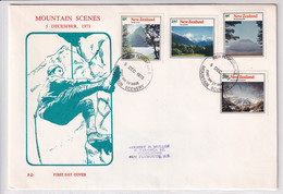 633-636 FDC Gelaufen Nach New Playmouth NZ - Brieven En Documenten