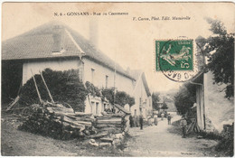 GONSANS (Doubs) - Rue Du Commerce. Edition Vve Caron, N6 - Circulée En 1913. Bon état. - Andere Gemeenten