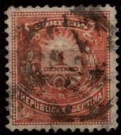 Argentina 1882 Mi 40C Letter And Posthorn (2) - Oblitérés