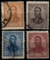 Argentina 1909 Mi 122_134 José Francisco De San Martin - Otros & Sin Clasificación