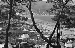 Le Lavandou          83          La Favière . Vue Sur Le Camping   Année  1957       ( Voir Scan) - Le Lavandou