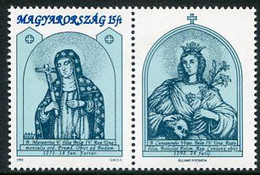 HUNGARY 1992 St. Margaret MNH / **.  Michel 4201 Zf - Unused Stamps