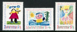 HUNGARY 1992 Children's Drawings MNH / **.  Michel 4197-99 - Ongebruikt