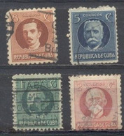 Cuba,  Personajes, Usados - Used Stamps