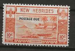 New Hebrides, 1938, Postage Due, D  7, Mint Hinged - Ungebraucht