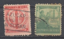 Cuba, 1939, Tabaco Habano Usados - Oblitérés