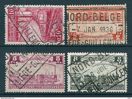 TR 178 + 189 + 191 + 194 Gestempeld NORD BELGE - LIEGE GUILLEMINS - Nord Belge