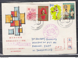 Brief Van China Naar Koblenz (Duitsland) - Cartas & Documentos