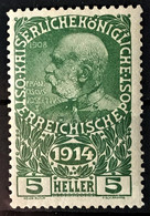 AUSTRIA 1914 - MLH - ANK 178 - 5h - Ongebruikt