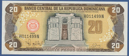 DOMINICAN REPUBLIC - P.154b – 20 Pesos Oro 1998 - UNC Serie H011499N - República Dominicana