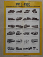 75 Ans Véhicules Industriels MAN 1915-1990 - Affichette 58 X 41cm - Camions