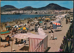 °°° 27262 - LAS PALMAS - PLAYA DE LAS CANTERAS - 1963 With Stamps °°° - La Palma