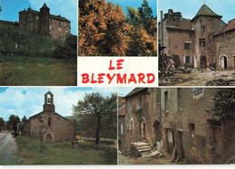 48 Le Bleymard Carte 5 Vues Multivues - Le Bleymard