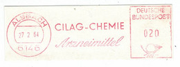 Briefausschnitt AFS - Alsbach 6146 1964 -  Cilag-Chemie Arzneimittel - Pharmacy
