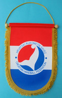 CROATIA HANDBALL FEDERATION - Official Large Match Worn Pennant * Hand-ball Balonmano Pallamano Kroatien Croatie Croazia - Palla A Mano