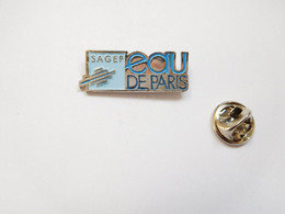 Beau Pin's Pins , Administration , SAGEP , Eau De Paris - Administraties