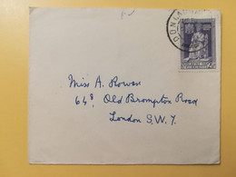 1951 BUSTA IRLANDA EIRE IRLAND BOLLO THE HOLY YEAR OBLITERE' - Storia Postale