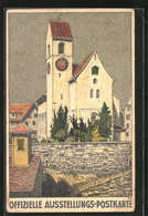 Künstler-AK Rüti, Industrie-Gewerbe Und Landwirtschafts-Ausstellung Bez. Hinwil 1911, Kirche In Rüti - Hinwil
