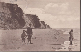1924. DANMARK. Postcard (tear) LØNSTRUP Strandparti Ved Rubjerg With 5 Ex 5 øre From ... (Michel 118) - JF419095 - Storia Postale