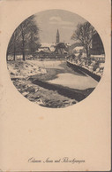 1918. DANMARK. Postcard Odense Aaen Ved Filosofgangen  With 5 øre Chr. X + JULEN 1918... (Michel 67) - JF419099 - Brieven En Documenten