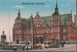 1925. DANMARK. Postcard Banegaarden Helsingør With 5 + 10 øre Cancelled KØBENHAVN 24.... (Michel 118+) - JF419102 - Briefe U. Dokumente