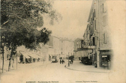 Aubenas * Faubourg De Vernon * Tramway Tram * Débit De Tabac Tabacs - Aubenas