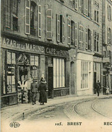 Brest Recouvrance * BAZAR DE LA MARINE Débit De Tabac Tabacs Café Du Pont , Rue Du Pont * Cachet Militaire 11ème Reg - Brest