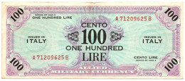 Italia - Occupazione Alleata 100 Lire 1943 Flc - Occupation Alliés Seconde Guerre Mondiale