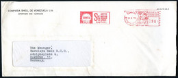 VENEZUELA 1971 (25.II.) AFS.: CARACAS/LIC.--151-PB./SHELL/ACEITE/DE MOTOR/Super.. = Firmen-Logo (Pilgermuschel) Firmen-Ü - Auto's