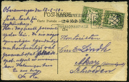 OBERAMMERGAU/  PASSIONSSPIELE 1910 (12.6.) FaWSt, Typ Bickerdike , S/w.-Foto-Ak.: Anton Lang = Jesus-Darsteller (rs. Etw - Cristianismo