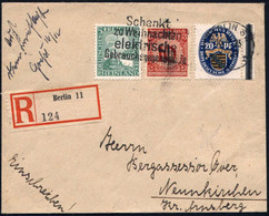 BERLIN SW/ *11r/ Schenkt/ Zu Weihnachten/ Elektrische/ Gebrauchsgegenstände 1925 (16.12.) MWSt Auf Nothilfe 20 Pf.+ 20 P - Kerstmis