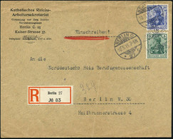 BERLIN O/ *27b 1915 (10.3.) 1K-Gitter Auf Vordr.-Bf.: Katholischer Reichs-Arbeitersekretariat, Vertretung Vor Dem Reichs - Otros & Sin Clasificación