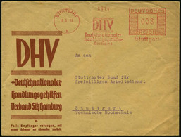 STUTTGART/ 1/ DHV/ Deutschnatioonaler/ Handlungsgehilfen-/ Verband 1933 (16.8.) Seltener, Sehr Später AFS = Angestellten - Otros & Sin Clasificación