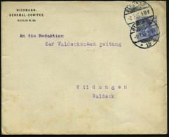 BERLIN,SW./ *12n 1905 (8.7.) 1K-Gitter Auf Vordr.-Bf.: WISSMANN-DENKMAL-KONITEE Im Todesjahr Hermann V. Wissmanns = Afri - Altri & Non Classificati