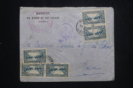 LIBAN - Enveloppe Commerciale De Beyrouth Pour Le Général Catroux à Moscou En 1945 Avec Cachet De Contrôle - L 97184 - Briefe U. Dokumente