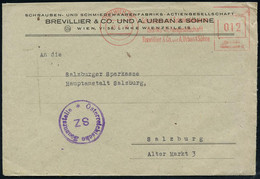 (12a) ÖSTERREICH 1946 (15.5.) Aptierter, Ehem. "Ostmark"-AFS Francotyp "Reichsadler" (= Entfernt, Reste Der Inschrift "D - Autres & Non Classés