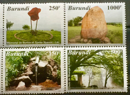 BURUNDI 2007 MNH STAMP ON PROTECTION OF WATER SOURCES , WATERFALL , ROCKS - Unused Stamps