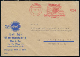 HALLE (SAALE) 2/ Wittekind/ Polster/ Federung/ Hallische Matratzenfabrik/ May & Co. 1946 (3.6.) Total Aptierter AFS Fran - Andere & Zonder Classificatie