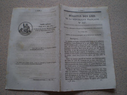 Napoléon: Organisation Des Cultes Protestants: église Réformée Et église De Confession D'Augsbourg. Conseil Central .... - Décrets & Lois