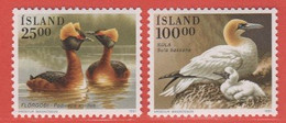 1991 ** Islande  (sans Charn., MNH, Postfrish)  Yv  691/2		Mi  738/9		FA  775/6 - Ungebraucht